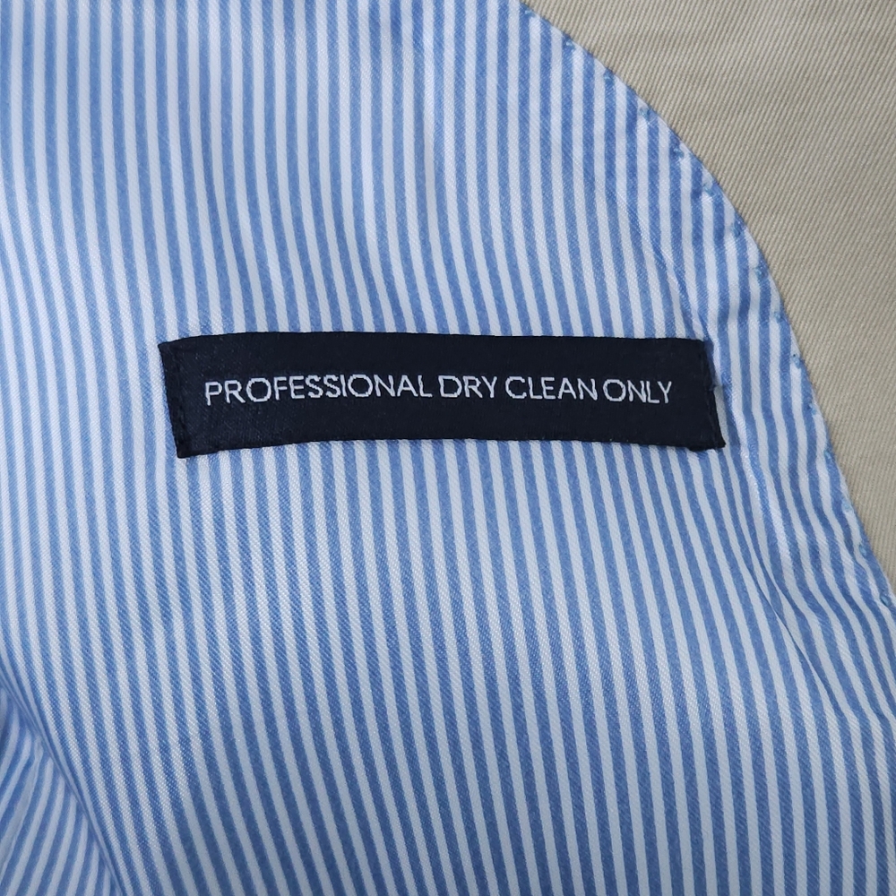 Tommy Hilfiger 38R Tan Cotton Blazer Coastal Grandpa‎ Smart Casual Spring - Picture 6 of 12